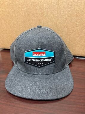 Makita Innovation Since 1915 Trucker Hat Cap Mesh Snapback Gray Men’s Adjustable